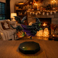 🧙‍♀️ Levitating Witch on Broom Decorative Lamp