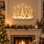 🌲 Winter Woodland Glowing Christmas Wall Decor