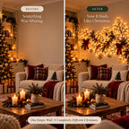 🌿 Willora GlowVine Christmas Branch Wall Lights
