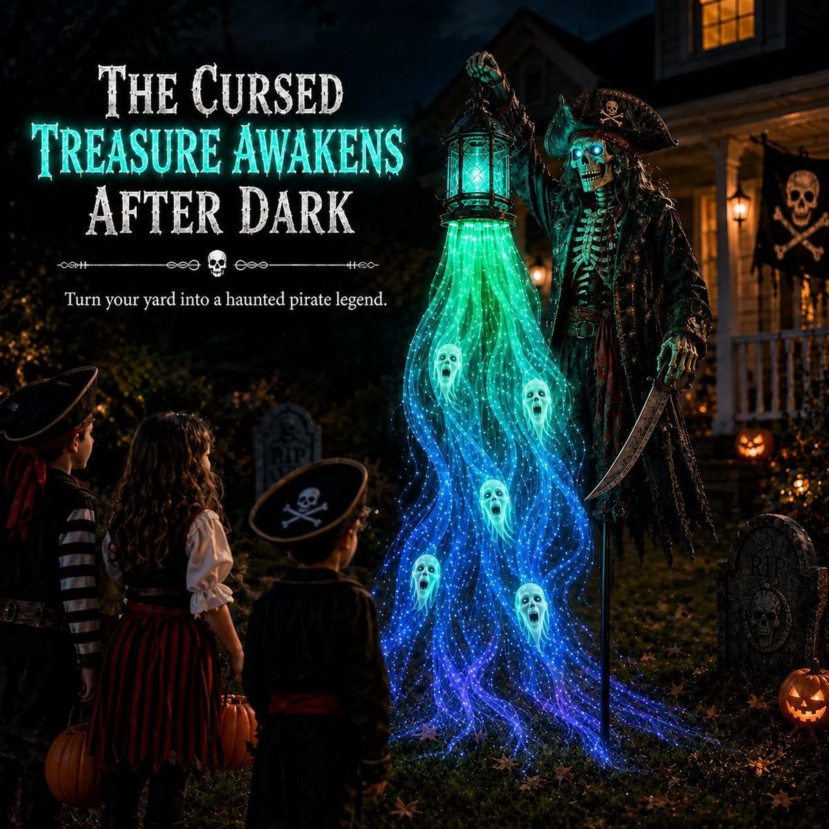💀🎁 Halloween Soul Harvester Garden Light Collection