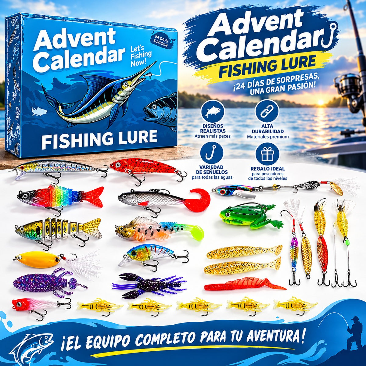 🎣 Fishing Lure Advent Calendar