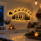 🦌 AntlerGlow Reindeer Wall Light Set