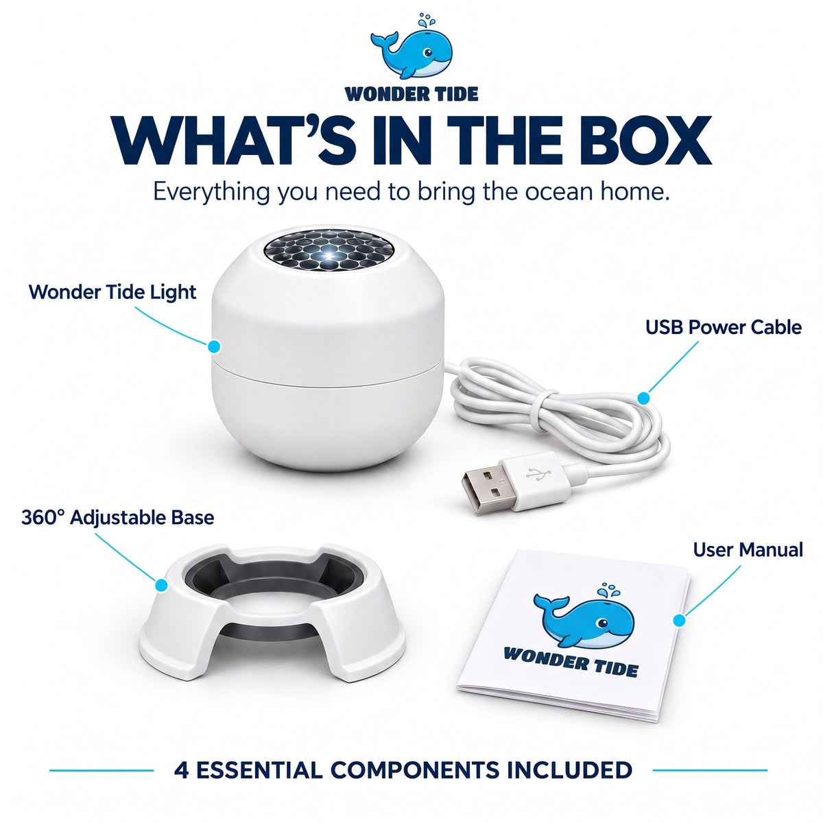 🌊 Wonder Tide Ocean Projector Light