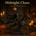⏰Limited Stock 50% OFF - 🎃🏇Midnight Chase Headless Horseman Statue✨