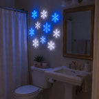 ❄️ Glowing Snowflake Wall Sticker Light Set