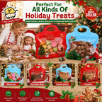 🎅LAST DAY SALE 50% OFF!!🎁Easy Fill, Easy Seal🎄 Festive Self-Seal Treat Bags – Santa & Snowman Print | Resealable, Food-Safe & Perfect for Cookies, Chocolates & Little Gifts⛄
