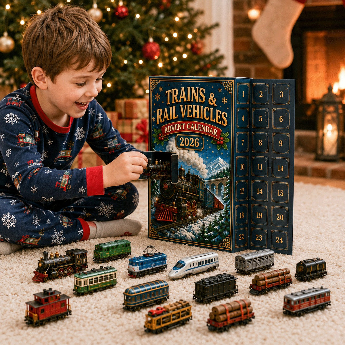 🚂 Trains & Rail Vehicles Advent Calendar 2026