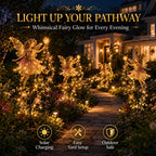 ✨ Enchanted Flower Fairy Solar Garden Light – Magical Glowing Outdoor Christmas Yard Decor 🧚🌸