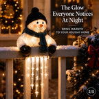 ⛄ Today 49% OFF - WinterGlow Snowman Icicle Light Decor