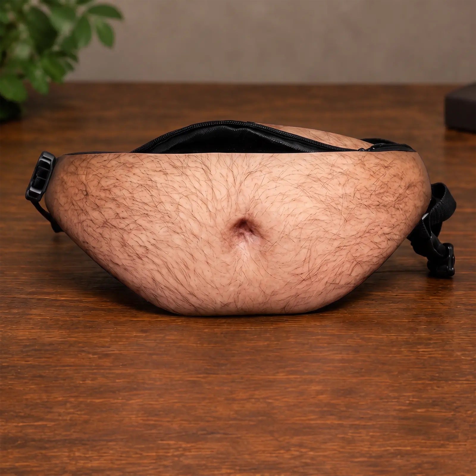 Custom Funny Belly Fanny Pack, Personalized Fake Belly Waist Bag, Hilarious Gag Gift for Men, Dad, Husband 686186 WFD