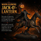 ⏰Limited Stock 50% OFF - 🎃🏇Midnight Chase Headless Horseman Statue✨