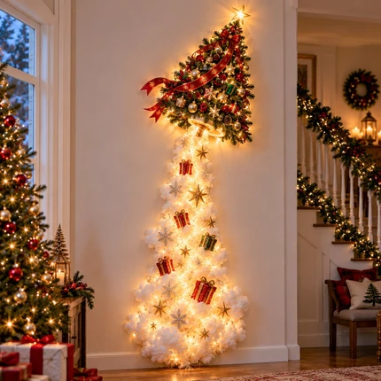 🎄 Light Up The Christmas Magic ✨ Festive LED Wall Decor