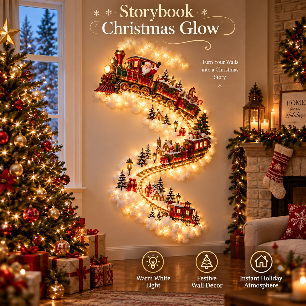 🎄 Light Up The Christmas Magic ✨ Festive LED Wall Decor