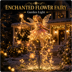 🎁Today Save 49% OFF ✨ Enchanted Flower Fairy Solar Garden Light – Magical Glowing Outdoor Christmas Yard Decor 🧚🌸