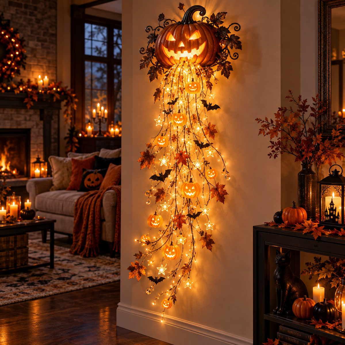 ✨Last Day 48% OFF✨Elegant Halloween Cascade Wall Light Collection