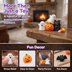 🔥LAST DAY SALE ONLY ￡13.99!!🎁Halloween Squishies Stress Relief Toy Set, Classic Pumpkin/Ghost/Bat Shapes, Super Soft TPR Material with Elastic Squeeze Feel, Washable & Durable, Assorted 24 pcs for Party Favors, Classroom Rewards & Trick-or-Treat