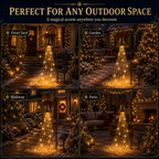 🔥2026 Hot Sale 🎄🔔Solar Christmas Bell Yard Lights