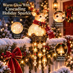 🔔🎄 Christmas Porch Railing Lights – 4 Festive Character Designs