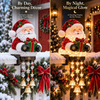 🔔🎄 Christmas Porch Railing Lights – 4 Festive Character Designs