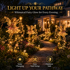 🎁Today Save 49% OFF ✨ Enchanted Flower Fairy Solar Garden Light – Magical Glowing Outdoor Christmas Yard Decor 🧚🌸
