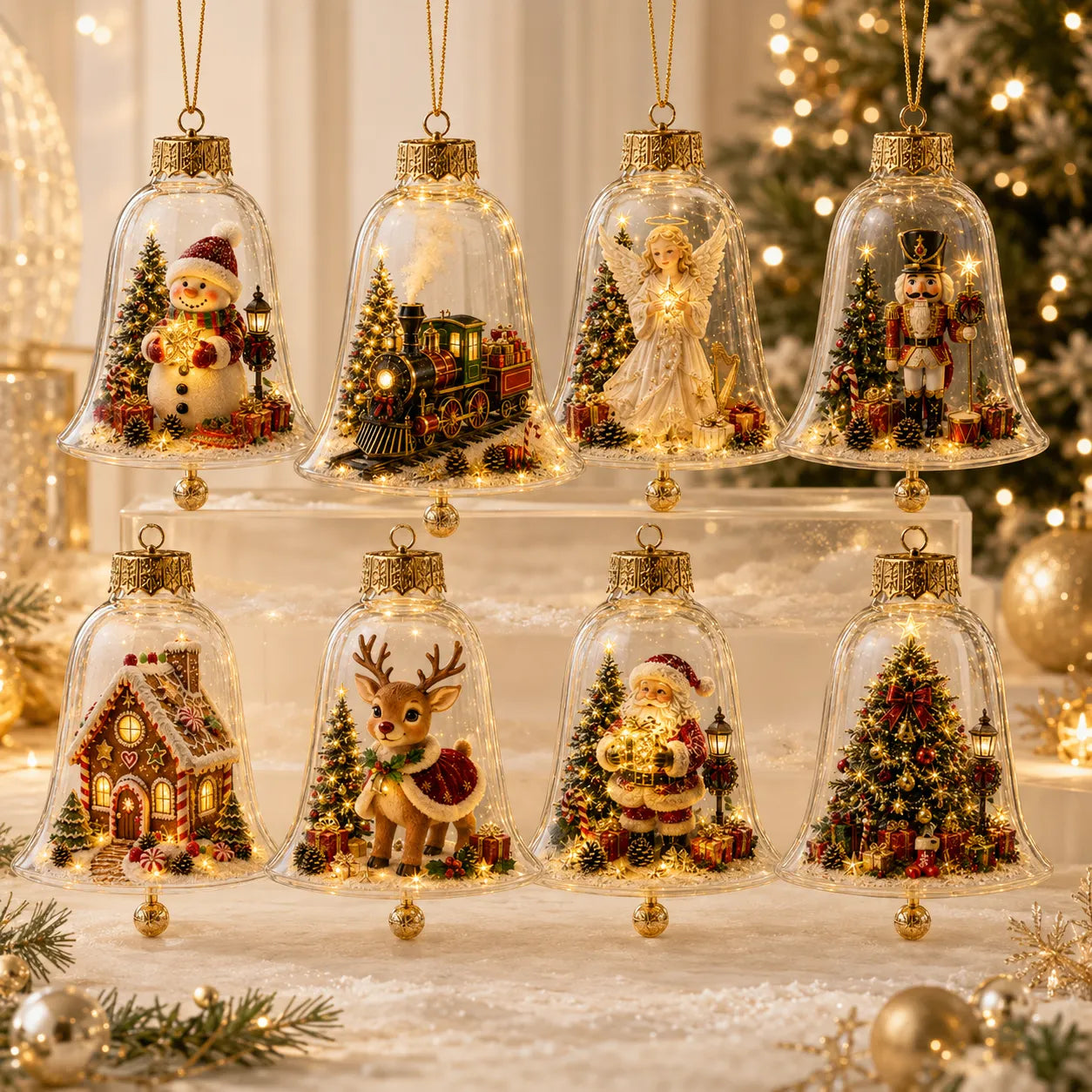 ✨🎄Light-Up Christmas Story Ornament – Mini Holiday Scene Decor