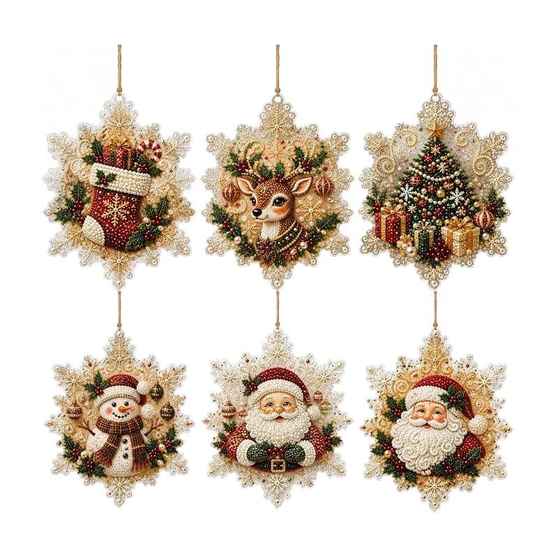 Christmas DIY Diamond Painting Ornaments