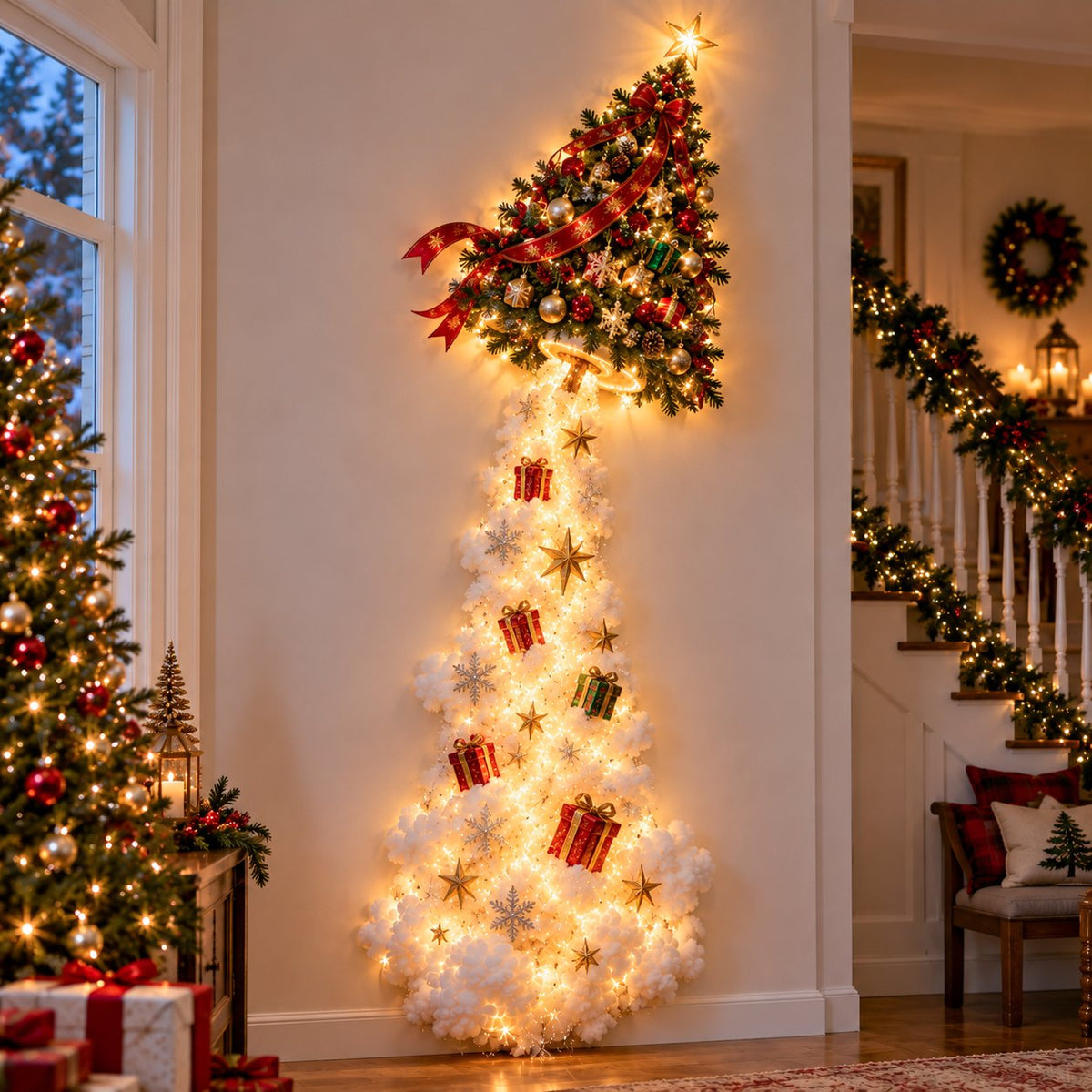 ✨Christmas Magic Trail Wall Light - Illuminated Vertical Holiday Wall Decor✨