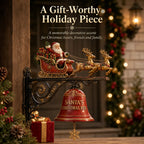 🎅🎄Santa Sleigh with Reindeer & Bell | 3D Christmas Outdoor Decoration