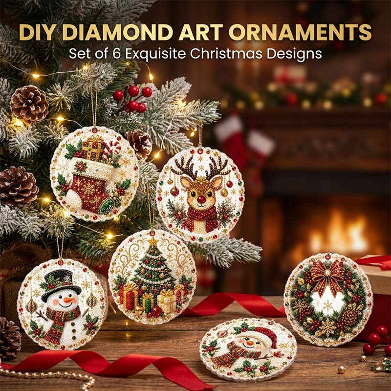 Christmas DIY Diamond Painting Ornaments