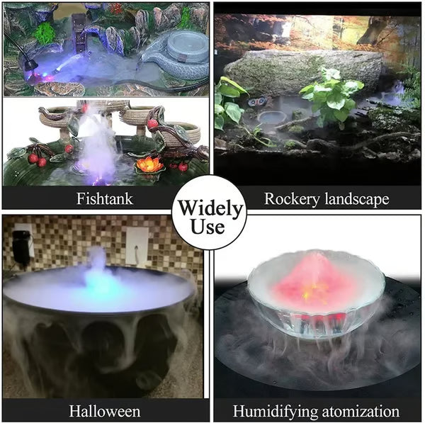 ⏳LAST DAY SALE ONLY ￡11.99!!🎃🔥Mist Maker Ultrasonic Fogger – Indoor/outdoor Landscaping & Halloween Decoration