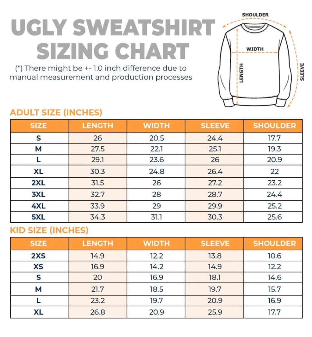 Custom Funny Unisex Ugly Sweatshirt - Personalized Birthday Gifts For Husband, Son, Grandson, Brother, Grandpa, Dad, Yourself - Santa Favorite Trouble Maker