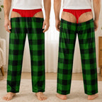 Custom Funny Pajama Pants - Personalized Christmas Birthday Gifts For Husband, Son, Grandson, Brother, Grandpa, Dad, Yourself - Holiday Outfit Gone Wrong