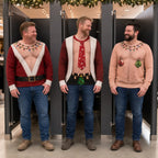 Custom Funny Ugly Sweatshirt - Personalized Christmas Birthday Gifts For Husband, Son, Grandson, Brother, Grandpa, Dad, Yourself - Santa Abs On Full Display Today