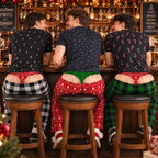 Custom Funny Pajama Pants - Personalized Christmas Birthday Gifts For Husband, Son, Grandson, Brother, Grandpa, Dad, Yourself - Holiday Outfit Gone Wrong