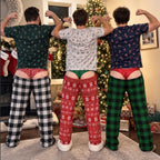 Custom Funny Pajama Pants - Personalized Christmas Birthday Gifts For Husband, Son, Grandson, Brother, Grandpa, Dad, Yourself - Holiday Outfit Gone Wrong