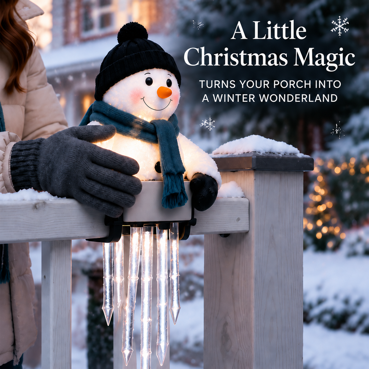 🎄🎁Xmas Discount: 49% OFF - WinterGlow Icicle Light Decor ⛄