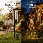 🎁Christmas Magic Pathway🎄Gingerbread Magic Solar Holiday Yard Light🍪