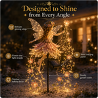 🎁Today Save 49% OFF ✨ Enchanted Flower Fairy Solar Garden Light – Magical Glowing Outdoor Christmas Yard Decor 🧚🌸