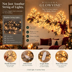 🌿 Willora GlowVine Christmas Branch Wall Lights