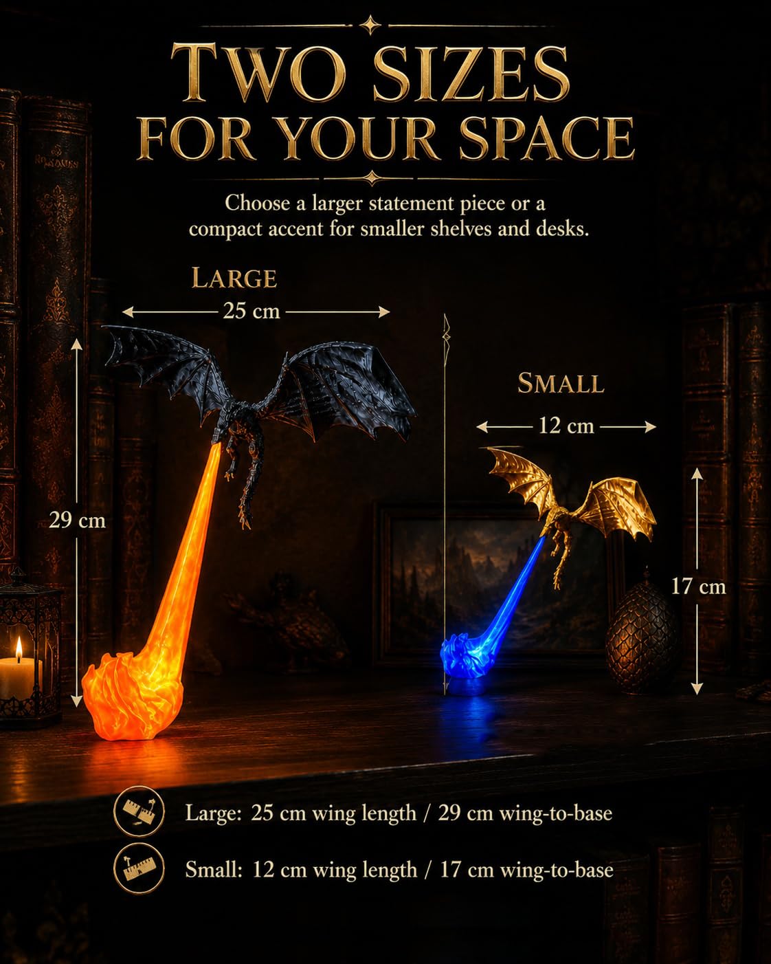🐉 Dragon Flame LED Decor Lamp