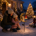 🔥LAST DAY 49% OFF-Christmas Moonlight Solar Garden Light Stake🎄✨