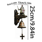 ⚔️ Medieval Crusader Wall Mounted Bell Door Chime