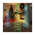 🎄 Spiral LED Christmas Tree Light