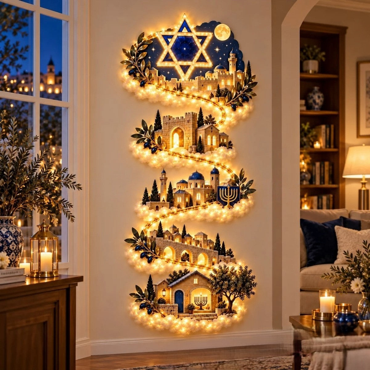 ✨ Christmas Magic Trail Wall Light - A Little Christmas Magic, Right on Your Wall