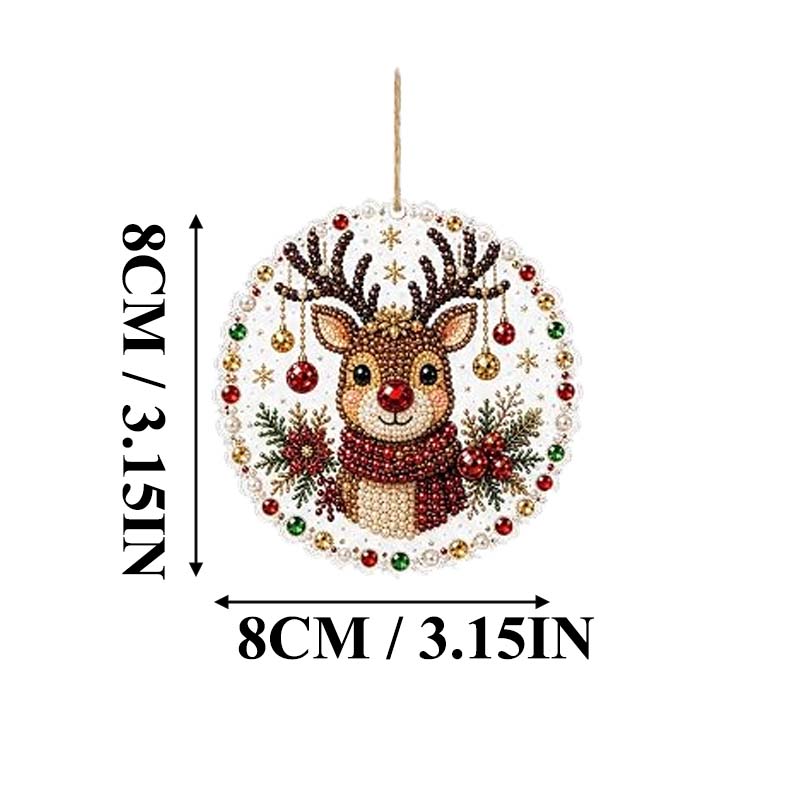 Christmas DIY Diamond Painting Ornaments