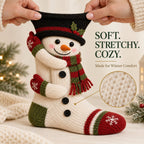 🎄🧦Xmas Hugging Christmas Socks 🎅 Cute Knit Holiday Socks 5 Designs