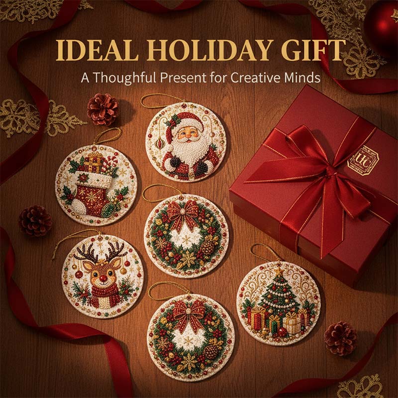 Christmas DIY Diamond Painting Ornaments