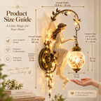 ⏰Limited Stock 50% OFF -🧚✨ Enchanted Fairy Blossom Lantern Wall Light 🌸🏮