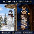 🎄 Christmas Magic Spiral Hanging LED Light Collection