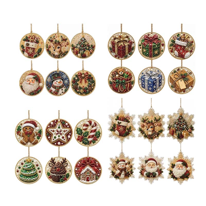 Christmas DIY Diamond Painting Ornaments